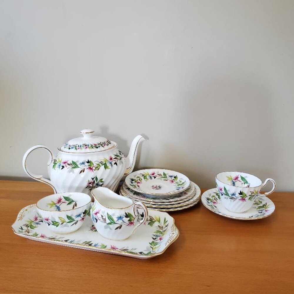 Vintage Foley Gaiety Tea Set